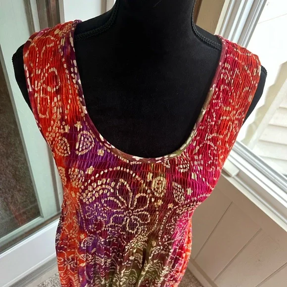 Noelle Multicolor Sleeveless Maxi Dress - Picture 2 of 8